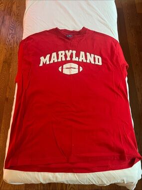 Champs Red Maryland Football Graphic Tee
